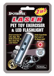 Spot Laser Original 2 In 1 Dog Toy Laser Toy Silver One Size