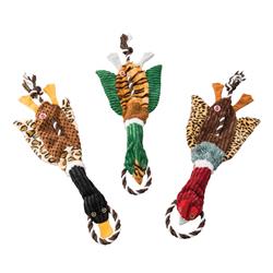 Skinneeez Tugs Dog Toy Ducks Assorted 14 In
