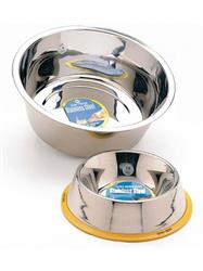 Spot Stainless Steel Mirror Finish No-Tip Dog Bowl Silver 96 Ounces