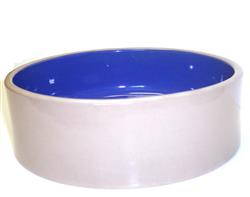 Spot Standard Crock Dog Bowl Blue 9.5 In