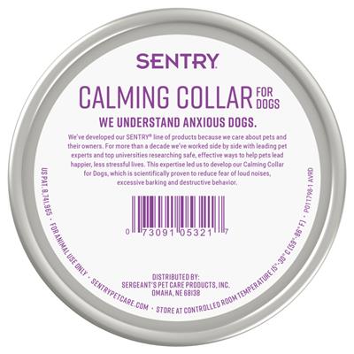 SENTRY CALMING COLLAR DOG SINGLE