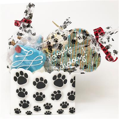 Pet Life 6 Piece 'Happy Birthday' Dog Biscuits and Treats Gift Set