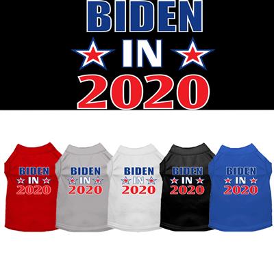Biden in 2020 Screen Print Dog Shirt