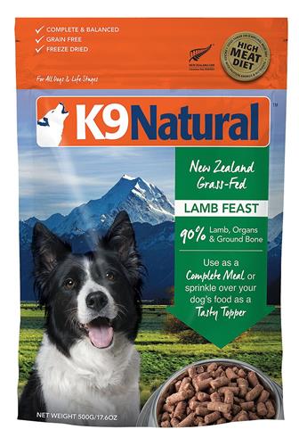 K9 Natural Dog Freeze Dried Lamb 1.1 Lbs