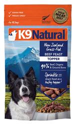 K9 Natural Dog Freeze Dried Topper Beef 5 Oz.