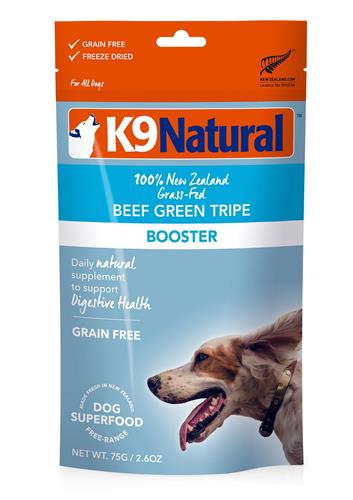 K9 Natural Dog Freeze Dried Topper Beef Tripe 2.6oz.