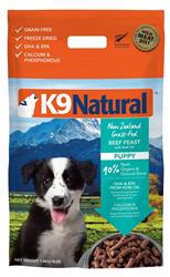 K9 Natural Dog Freeze Dried Pup Beef 4 Lbs