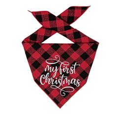 Christmas Dog Bandana | Holiday Bandana | My First Christmas