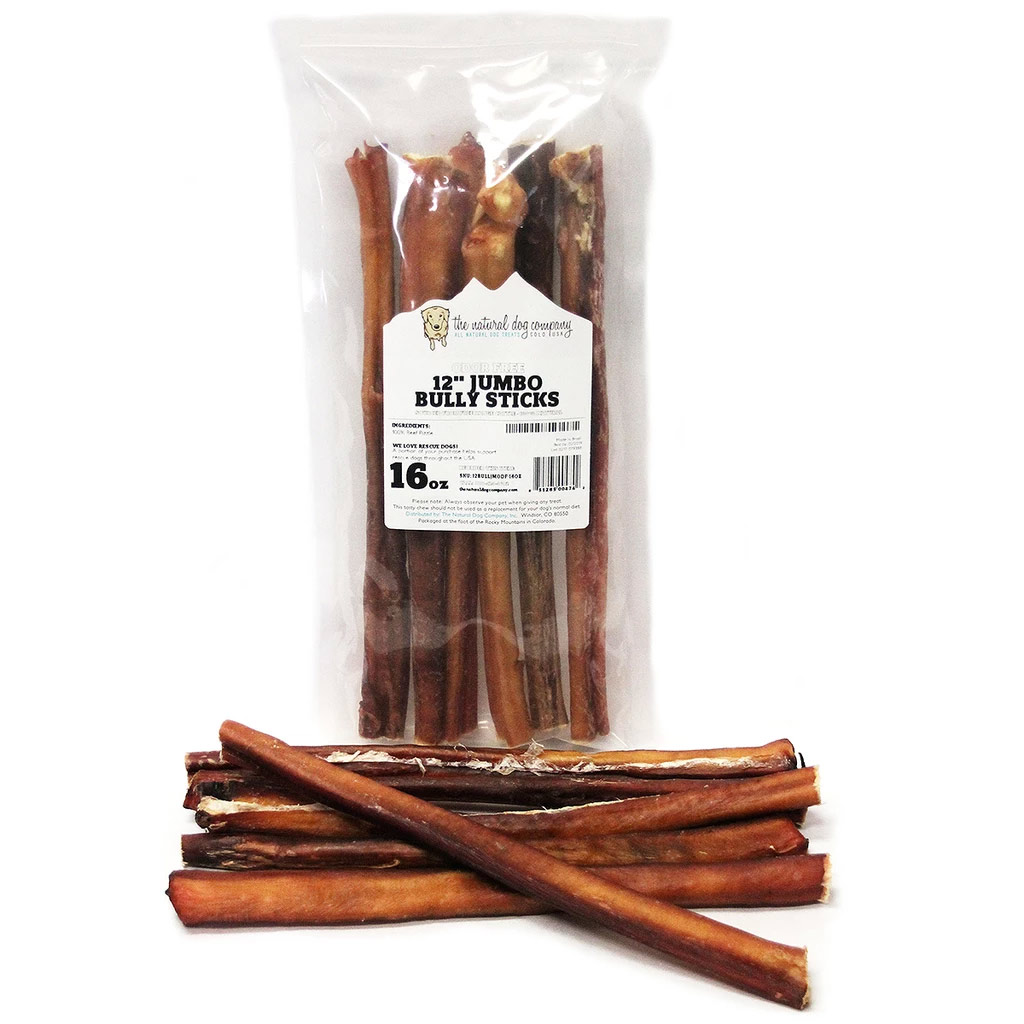 12" Odor Free Jumbo Bully Sticks 16oz. Value Pack