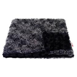 Medium Blanket, Powder Puff in Black/White