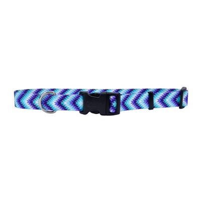 Teal Purple Diamonds - Attire Styles Nylon Collars & Leads