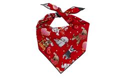 Valentine Bandana | Valentines Day Bandana | Valentine Dog Red Bandana
