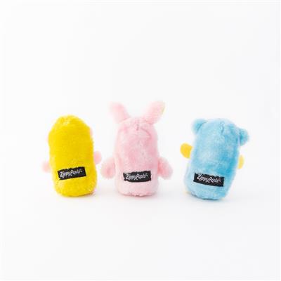 Squeakie Buddies - Pack of 3 (Bear, Bunny, Monkey)