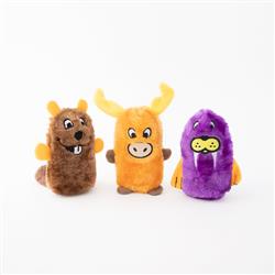 Squeakie Buddies - Pack of 3 (Beaver, Moose, Walrus)