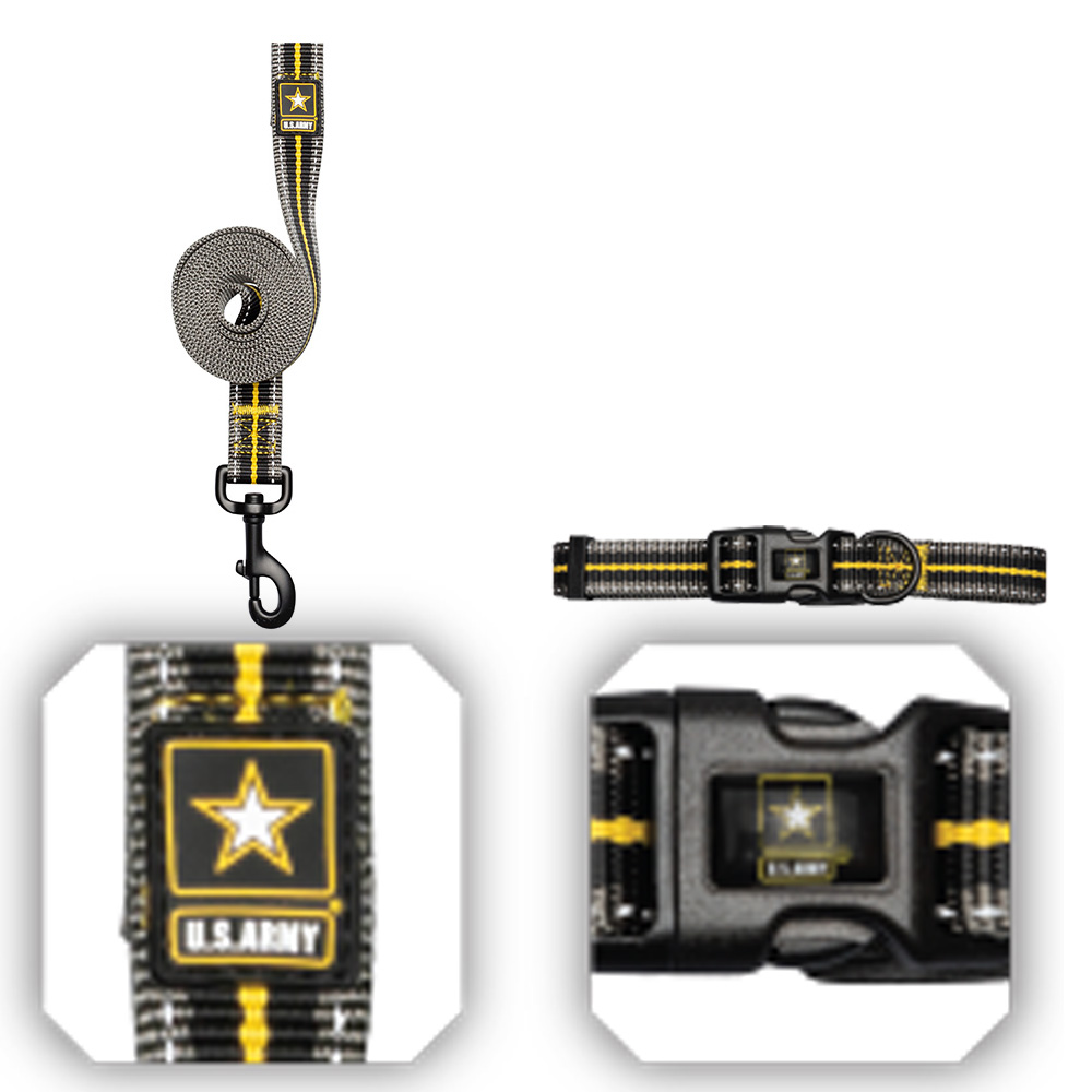 Dog Collar & Leash by US Army