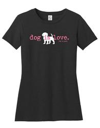 T-shirt: Dog is Love (women’s short sleeve)