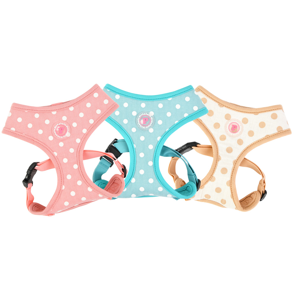 Pinkaholic Ida Harness Hundegeschirr, Größe S, Mint – Aus Baumwolle, Voll Verstellbar, Sicheres & Modisches Design