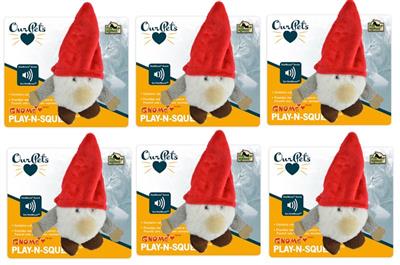 OUR PET'S PLAY N SQUEAK GNOME CAT TOY 6 PACK $33.66 ($5.61 EA)