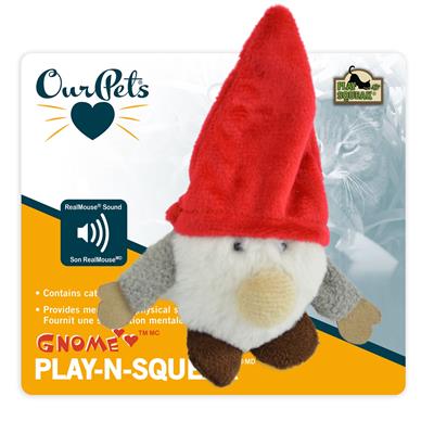 OUR PET'S PLAY N SQUEAK GNOME CAT TOY 6 PACK $33.66 ($5.61 EA)