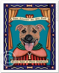 San Canine de Pit Bull - Brown