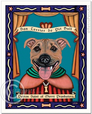 San Canine de Pit Bull - Brown