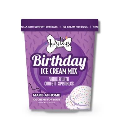 Lazy Dog Make at Home Birthday Ice Cream Mix w/Sprinkles Dog Treat 4.5oz