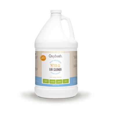 Oxyfresh Pet Ear Cleaner for Dogs & Cats- Alcohol Free & No Rinse - 1 Gallon Bottle