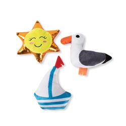 Beachin It Small Dog Toys - Set Of 3
