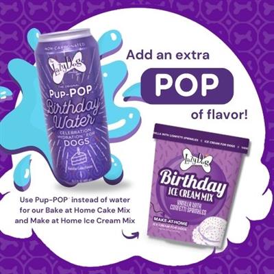 Make at Home Ice Cream Mix for Dogs! Birthday Cake