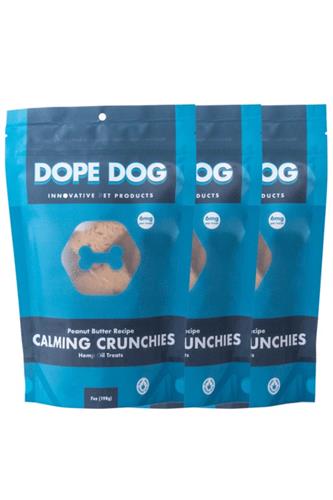6mg Peanut Butter CBD Calming Dog Treats - Calming Crunchies, 7oz. Bag