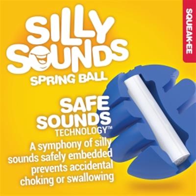 JW® SillySounds® Spring Ball Dog Toy