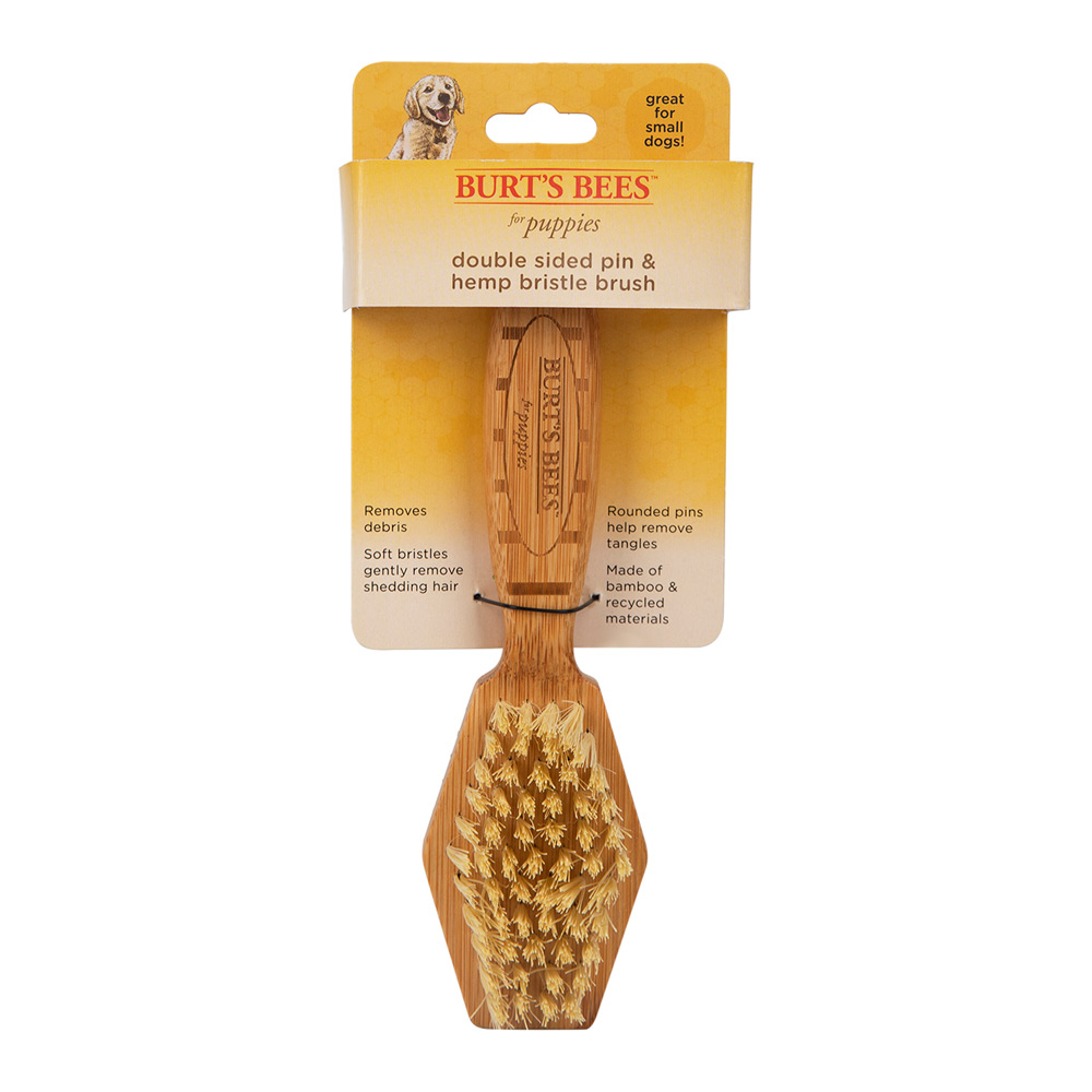 Burt's Bees Puppy Double Sided Pin & Bristle Brush
