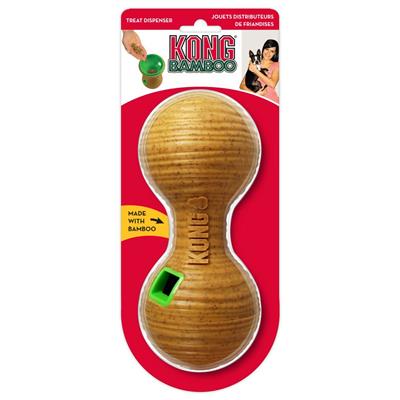 KONG® Bamboo Feeder Dumbbell Dog Toy