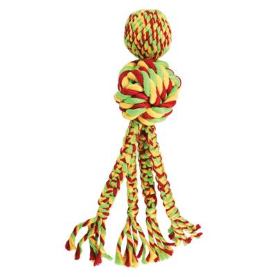 KONG® Wubba Weaves w/Rope Dog Toy - Assorted colors