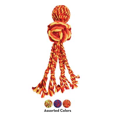 KONG® Wubba Weaves w/Rope Dog Toy - Assorted colors