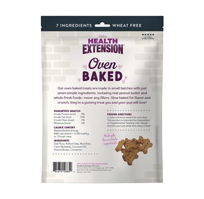 Health Extension Oven Baked Peanut Dog Treats