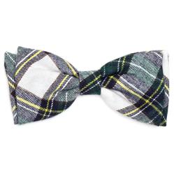 STEWART TARTAN GREEN BOW TIE