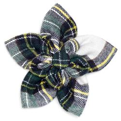 STEWART TARTAN GREEN FLOWER