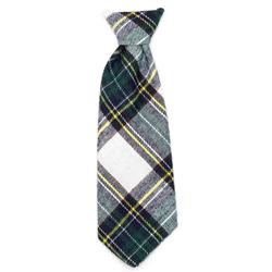 STEWART TARTAN GREEN NECK TIE