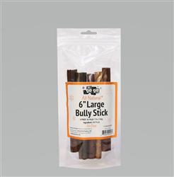 GoGo® 6 pack 6 inch Large Bully Stick