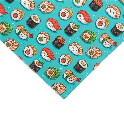 Sushi Dog Bandana | Food Dog Tie Bandana  |  Sushi Facing Down Design