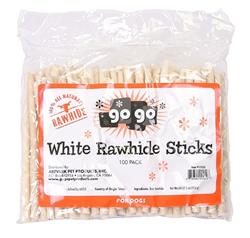 100 pack White Twist Sticks