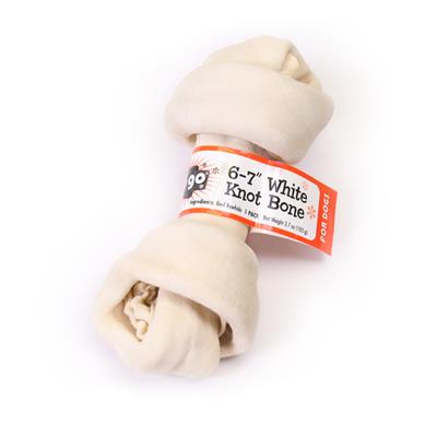 6"-7" White Knotted Bone