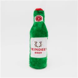 Holiday Happy Hour Crusherz - Reindeer Beer - Christmas Dog Toy