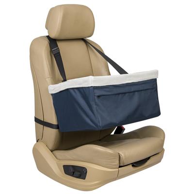 Pet Booster Seat - up to 25lbs  | Pet Car Seat | Dog Car Seat |  PetSafe® Happy Ride™ Booster Seat, Navy, 25 lb