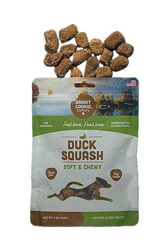 Duck + Squash Soft & Chewy Dog Treats, 5oz
