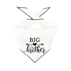 Big Brother White Dog Bandana | Pregnancy, Birth, Adoption, New Puppy, Baby Announcement