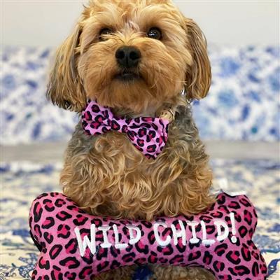Wild Child Pink Bone Dog Toy