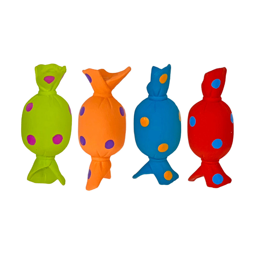 MultiPet Squeakables Latex Candy assorted