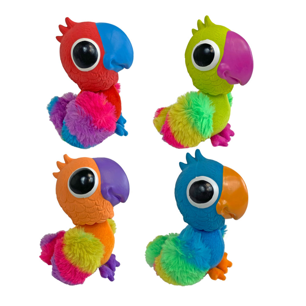 MultiPet Squeakables Bobble Birdz assorted